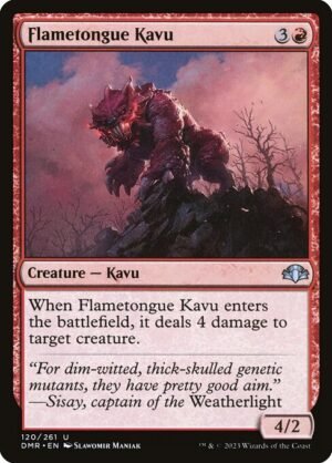 Flametongue Kavu<br /><span class="collector-number">Collector No. 120</span>