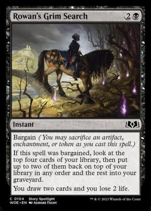 Rowan's Grim Search - Foil<br /><span class="collector-number">Collector No. 104</span>