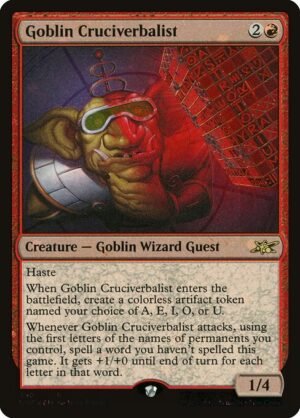 Goblin Cruciverbalist - Foil<br /><span class="collector-number">Collector No. 396</span>