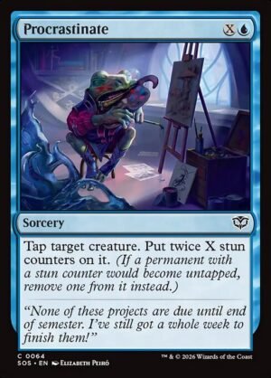 Procrastinate - Foil<br /><span class="collector-number">Collector No. 64</span>