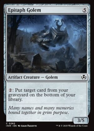 Epitaph Golem<br /><span class="collector-number">Collector No. 262</span>