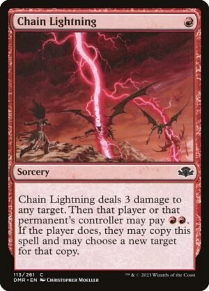 Chain Lightning - Foil<br /><span class="collector-number">Collector No. 113</span>
