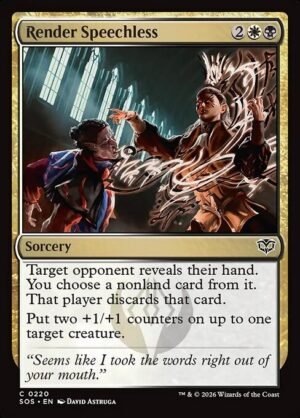 Render Speechless - Foil<br /><span class="collector-number">Collector No. 220</span>