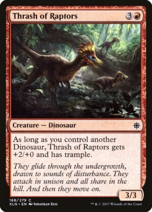 Thrash of Raptors<br /><span class="collector-number">Collector No. 168</span>