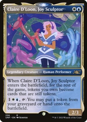 Claire D'Loon, Joy Sculptor - Foil<br /><span class="collector-number">Collector No. 258</span>