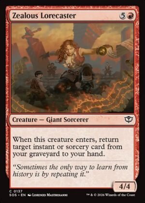 Zealous Lorecaster - Foil<br /><span class="collector-number">Collector No. 137</span>