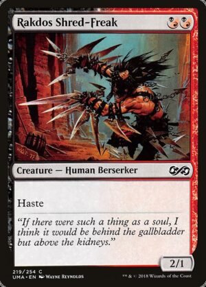 Rakdos Shred-Freak<br /><span class="collector-number">Collector No. 219</span>