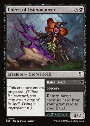 Cheerful Osteomancer // Raise Dead - Foil<br /><span class="collector-number">Collector No. 76</span>