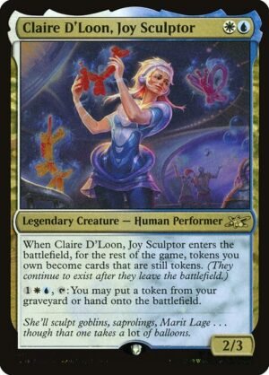 Claire D'Loon, Joy Sculptor - Foil<br /><span class="collector-number">Collector No. 451</span>