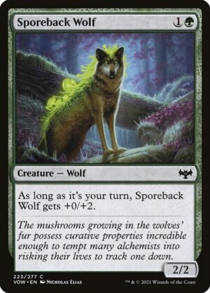 Sporeback Wolf - Foil<br /><span class="collector-number">Collector No. 223</span>