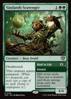 Vastlands Scavenger // Bind to Life - Foil<br /><span class="collector-number">Collector No. 166</span>