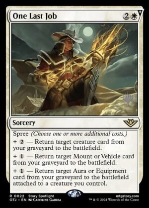 One Last Job - Foil<br /><span class="collector-number">Collector No. 22p</span>