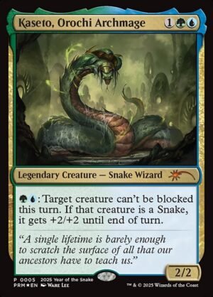 Kaseto, Orochi Archmage - Foil<br /><span class="collector-number">Collector No. 5</span>