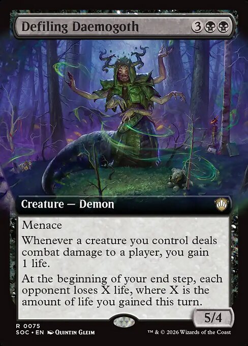 Defiling Daemogoth<br /><span class="collector-number">Collector No. 75</span>