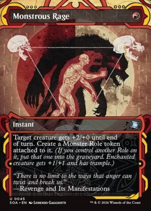 Monstrous Rage - Foil<br /><span class="collector-number">Collector No. 45</span>