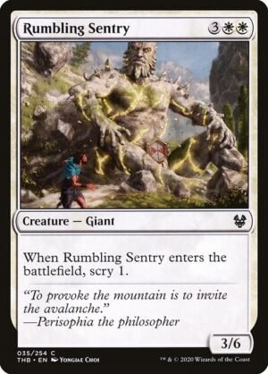 Rumbling Sentry - Foil<br /><span class="collector-number">Collector No. 35</span>