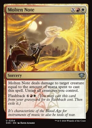 Molten Note - Foil<br /><span class="collector-number">Collector No. 204</span>