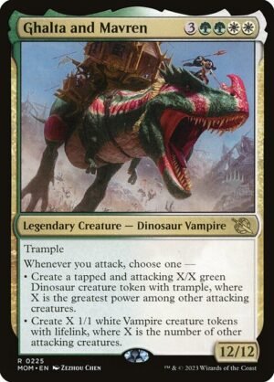 Ghalta and Mavren - Foil<br /><span class="collector-number">Collector No. 225p</span>
