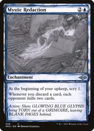 Mystic Redaction - Foil<br /><span class="collector-number">Collector No. 338</span>