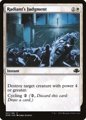 Radiant's Judgment - Foil<br /><span class="collector-number">Collector No. 21</span>