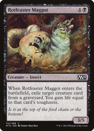 Rotfeaster Maggot<br /><span class="collector-number">Collector No. 112</span>