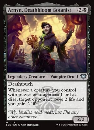 Arnyn, Deathbloom Botanist - Foil<br /><span class="collector-number">Collector No. 74</span>