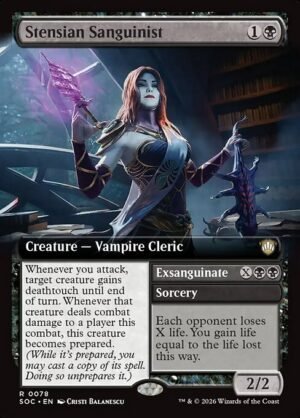 Stensian Sanguinist // Exsanguinate<br /><span class="collector-number">Collector No. 78</span>