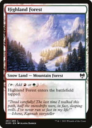 Highland Forest - Foil<br /><span class="collector-number">Collector No. 261</span>