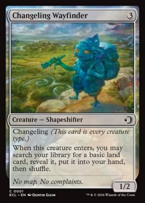 Changeling Wayfinder - Foil<br /><span class="collector-number">Collector No. 1</span>