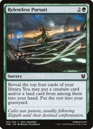 Relentless Pursuit - Foil<br /><span class="collector-number">Collector No. 195</span>