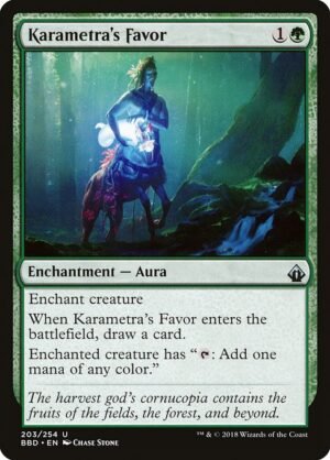 Karametra's Favor<br /><span class="collector-number">Collector No. 203</span>