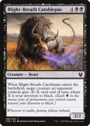 Blight-Breath Catoblepas - Foil<br /><span class="collector-number">Collector No. 86</span>