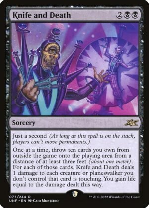 Knife and Death - Foil<br /><span class="collector-number">Collector No. 77</span>
