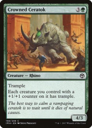 Crowned Ceratok<br /><span class="collector-number">Collector No. 158</span>