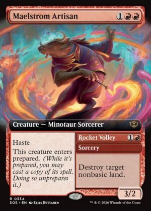 Maelstrom Artisan // Rocket Volley<br /><span class="collector-number">Collector No. 334</span>