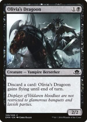 Olivia's Dragoon - Foil<br /><span class="collector-number">Collector No. 100</span>