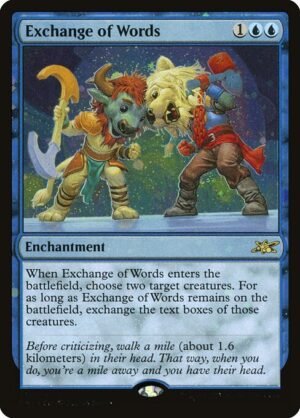 Exchange of Words - Foil<br /><span class="collector-number">Collector No. 331</span>