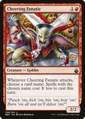 Cheering Fanatic<br /><span class="collector-number">Collector No. 58</span>