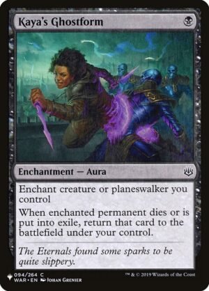 Kaya's Ghostform<br /><span class="collector-number">Collector No. WAR-94</span>