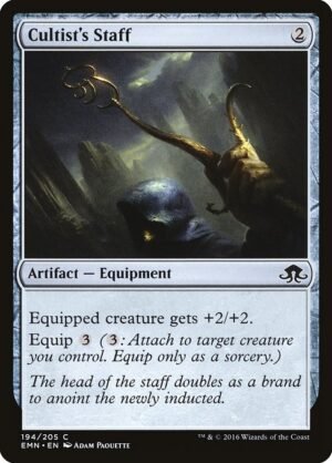 Cultist's Staff<br /><span class="collector-number">Collector No. 194</span>