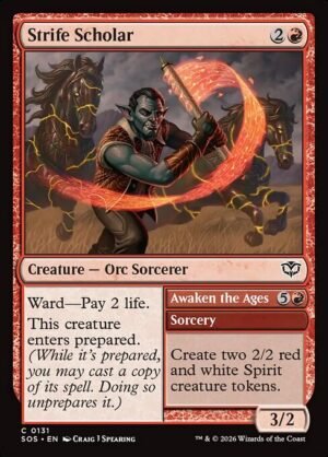 Strife Scholar // Awaken the Ages - Foil<br /><span class="collector-number">Collector No. 131</span>