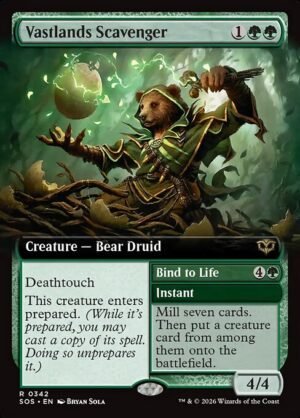 Vastlands Scavenger // Bind to Life - Foil<br /><span class="collector-number">Collector No. 342</span>