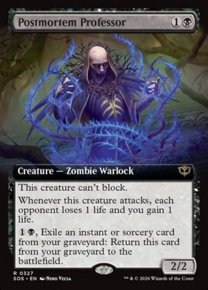 Postmortem Professor - Foil<br /><span class="collector-number">Collector No. 327</span>