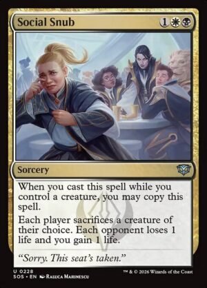 Social Snub - Foil<br /><span class="collector-number">Collector No. 228</span>