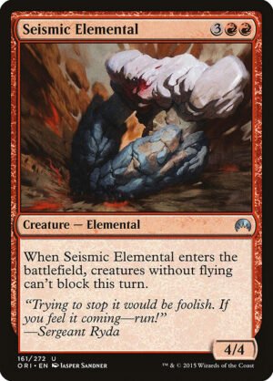 Seismic Elemental<br /><span class="collector-number">Collector No. 161</span>