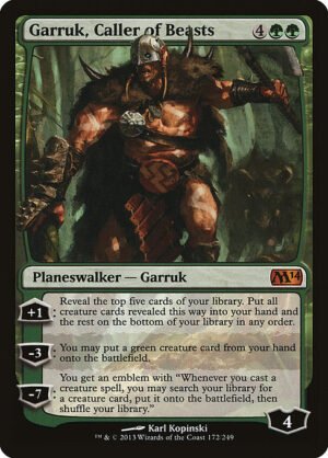 Garruk, Caller of Beasts<br /><span class="collector-number">Collector No. 172</span>