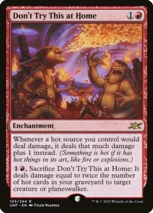 Don't Try This at Home - Foil<br /><span class="collector-number">Collector No. 105</span>