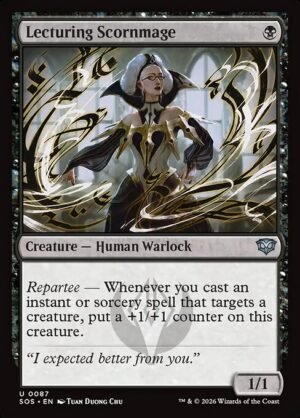 Lecturing Scornmage - Foil<br /><span class="collector-number">Collector No. 87</span>