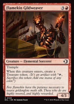 Flamekin Gildweaver - Foil<br /><span class="collector-number">Collector No. 140</span>