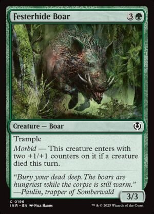 Festerhide Boar<br /><span class="collector-number">Collector No. 196</span>